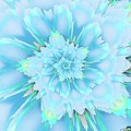 SWEET CORSAGE IN TEAL 